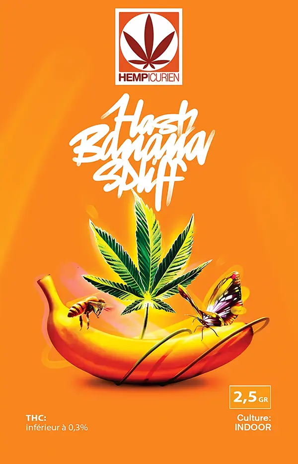 CBD Hash Banana Spliff